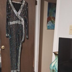 Fashion Nova Black Evening Dress